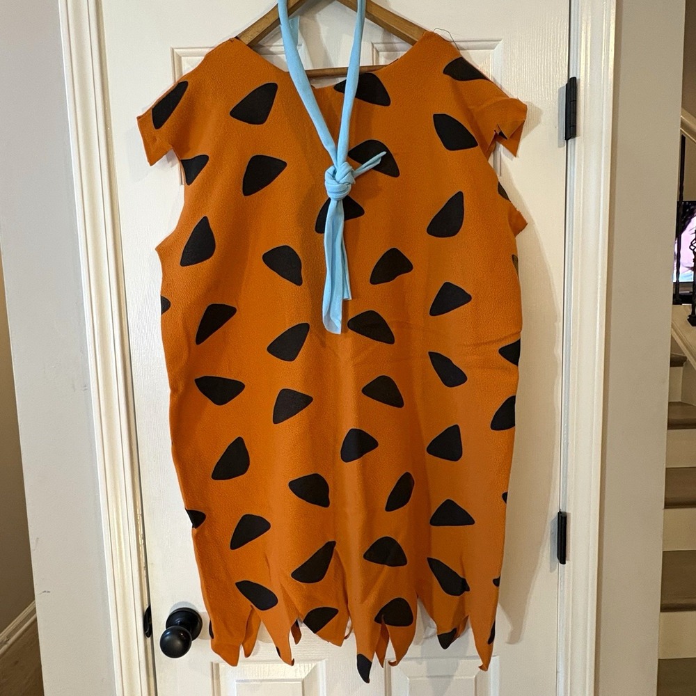 Rubie's Fred Flintstone Costume Tunic Tie Bone Accessory One Size 41 x 28